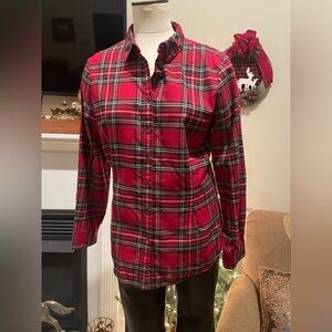 Lovely Brooks Brothers plaid flannel shirt size 12